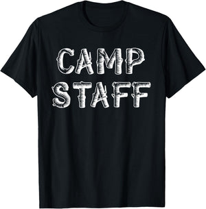 Summer Camp Counselor Staff Camping Trip Youth Men Women T-Shirt - T-Shirt | Black