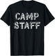 Summer Camp Counselor Staff Camping Trip Youth Men Women T-Shirt - T-Shirt | Black