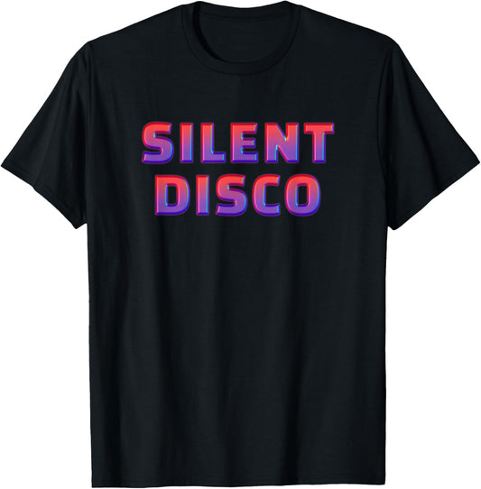 Retro Silent Disco Art - Dance Hip Hop Music Lover T-Shirt - T-Shirt | Black