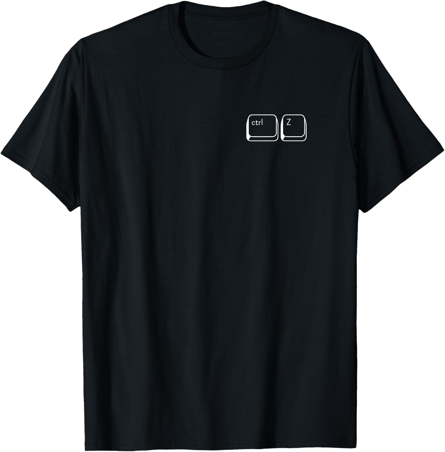 ctrl+Z Keyboard T-Shirt - T-Shirt | Black