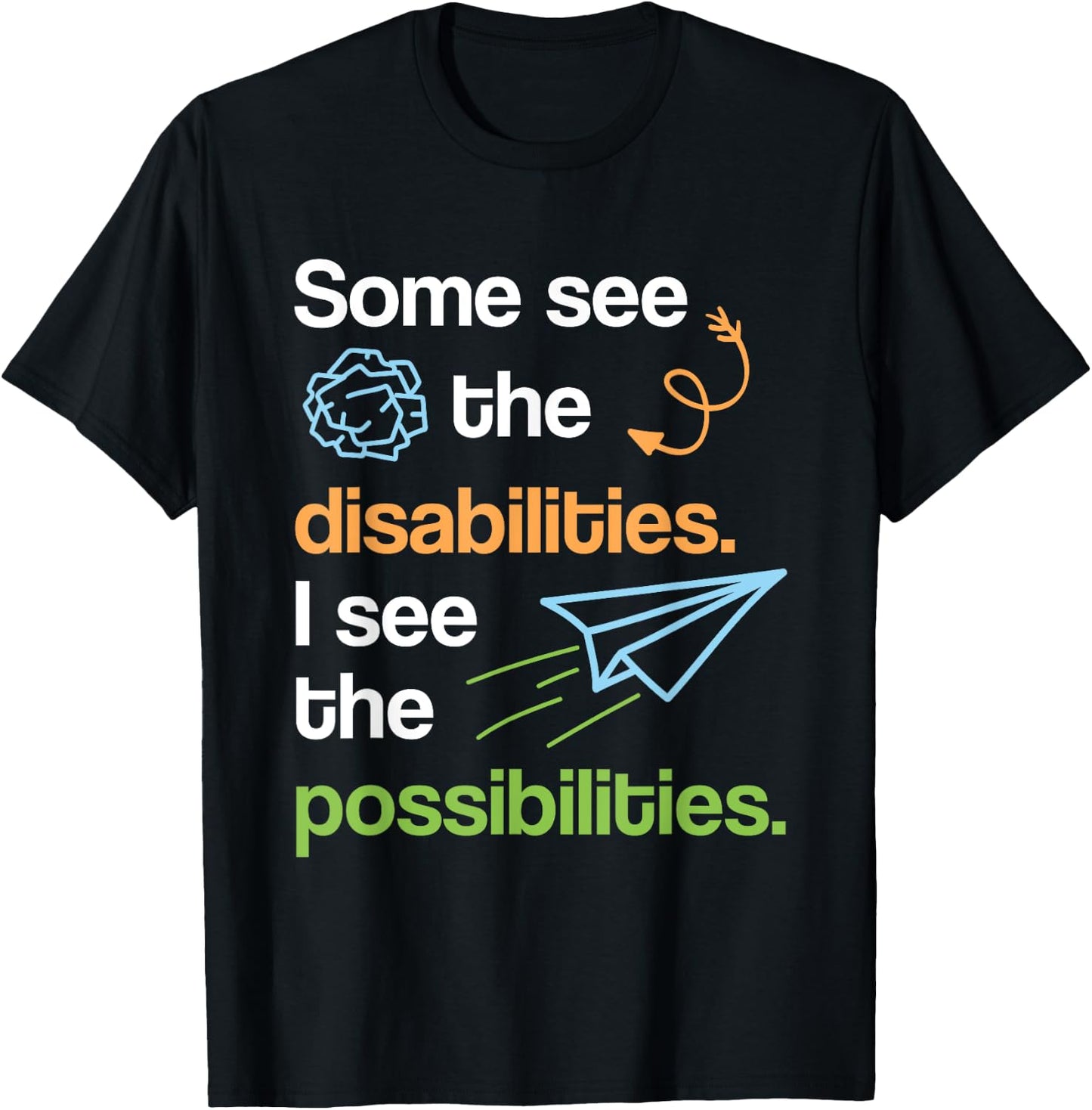 Special Ed Teacher Shirt Paraprofessional Gift Men Women T-Shirt - T-Shirt | Black