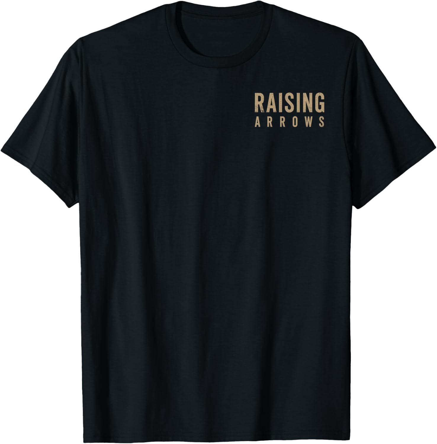 Dad Raising Arrows Fathers Day Christian Dad Husband T-Shirt - T-Shirt | Black