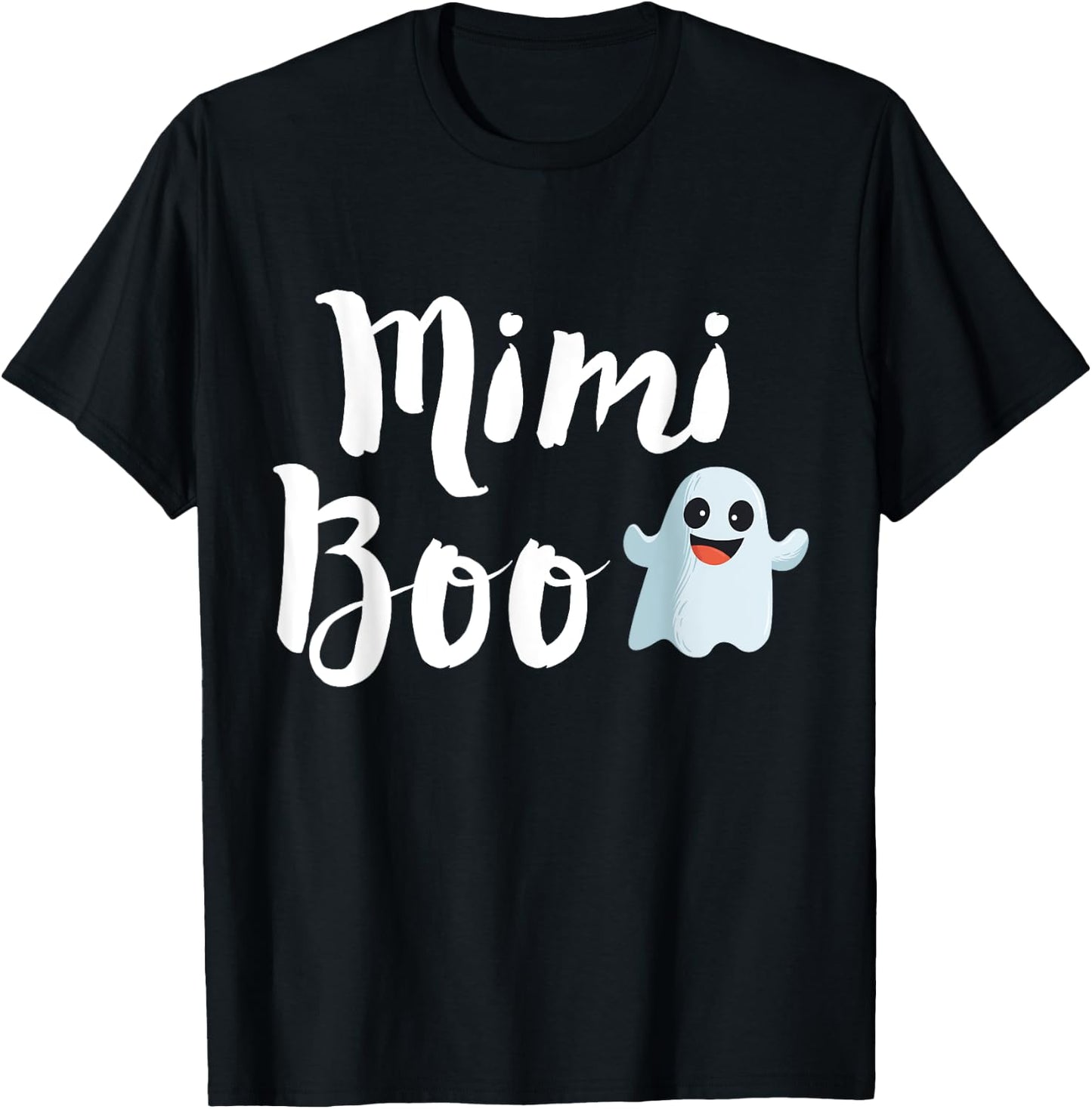 Mimi Boo Halloween Family Matching Ghost Grandma Shirt T-Shirt - T-Shirt | Black