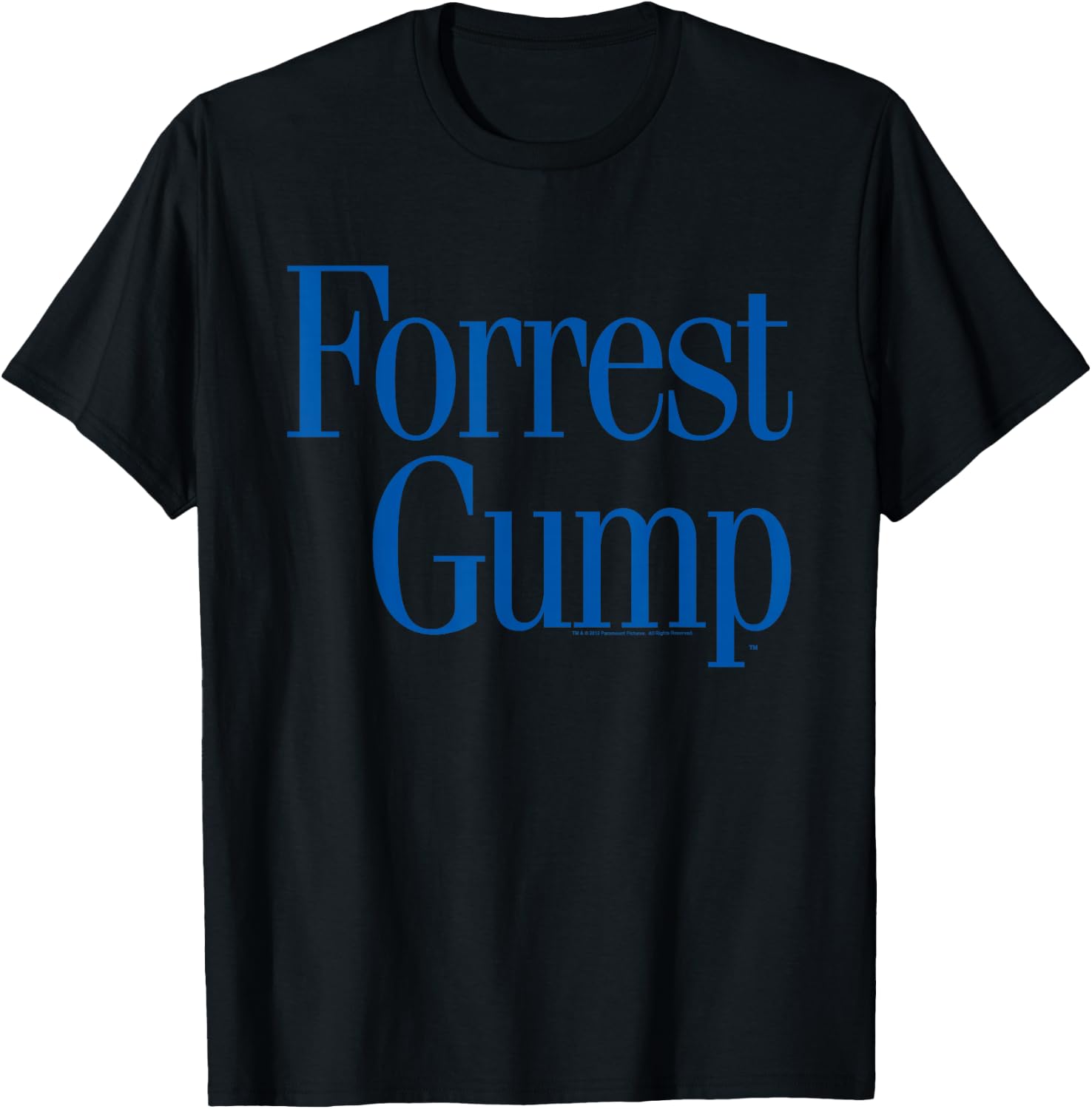 Forrest Gump Logo T-Shirt - T-Shirt | Black