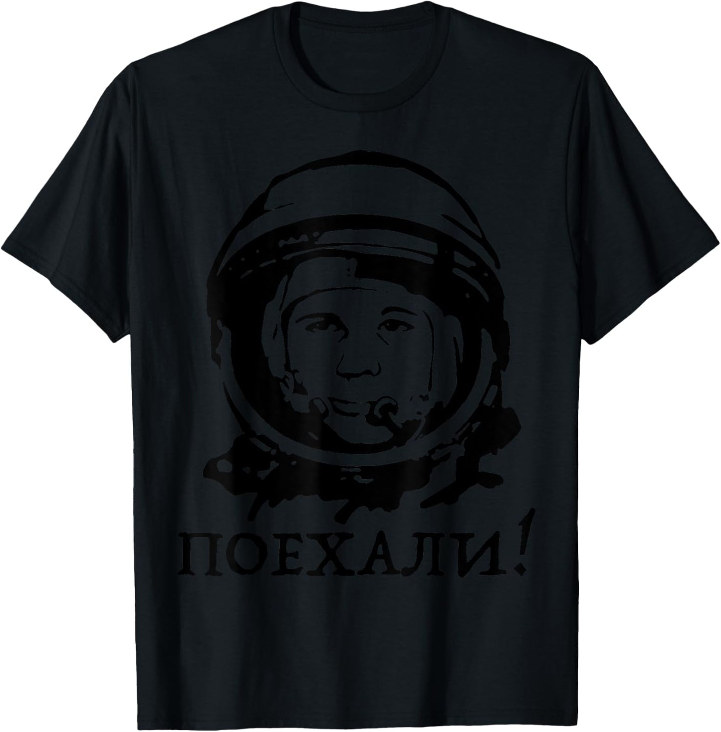 Yuri Gagarin quote Shirt T-Shirt - T-Shirt | Black