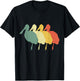 Retro Roseate Bird Vintage Roseate Bird Silhouette Bird T-Shirt - T-Shirt | Black