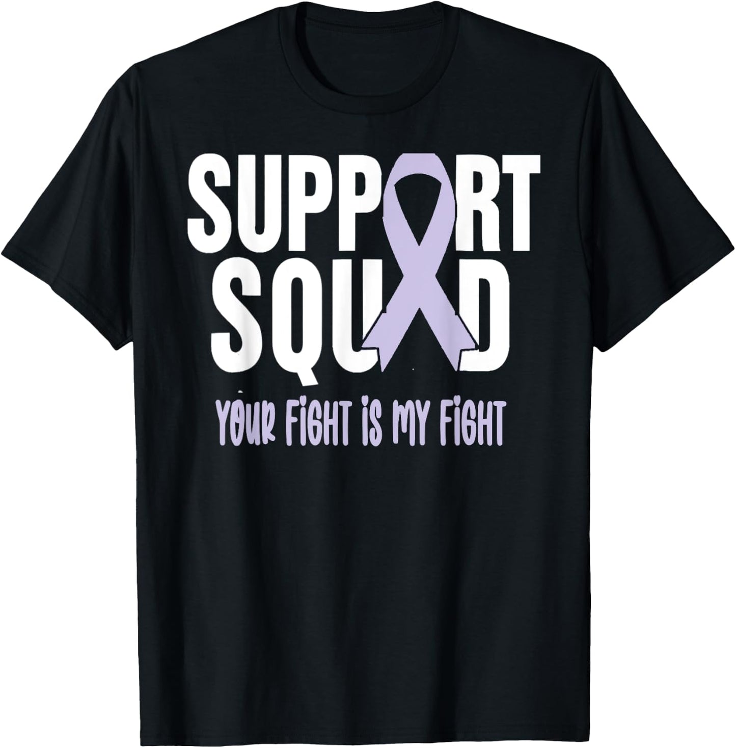 Esophageal Cancer Support Squad Esophageal Cancer Awareness T-Shirt - T-Shirt | Black
