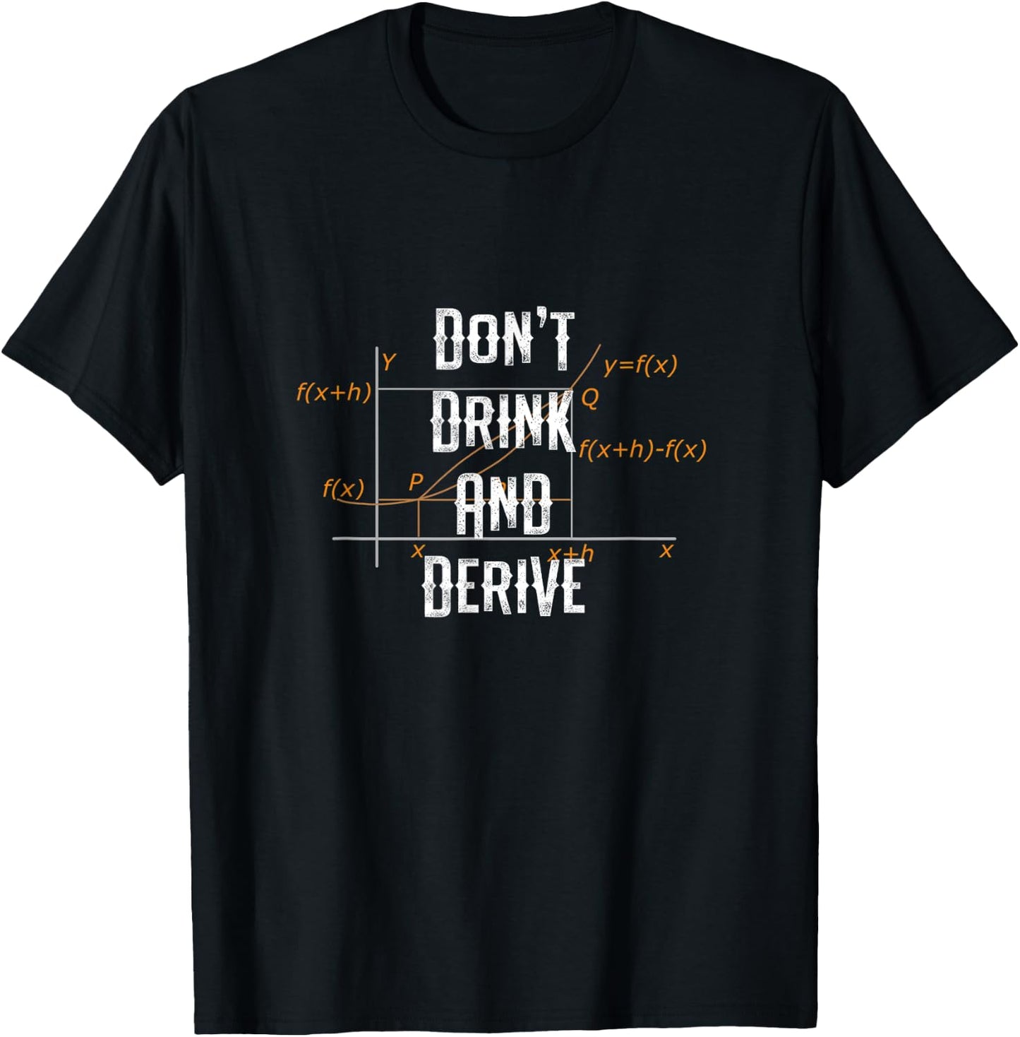 Don't Drink and Derive - Funny Math Major T-Shirt - T-Shirt | Black