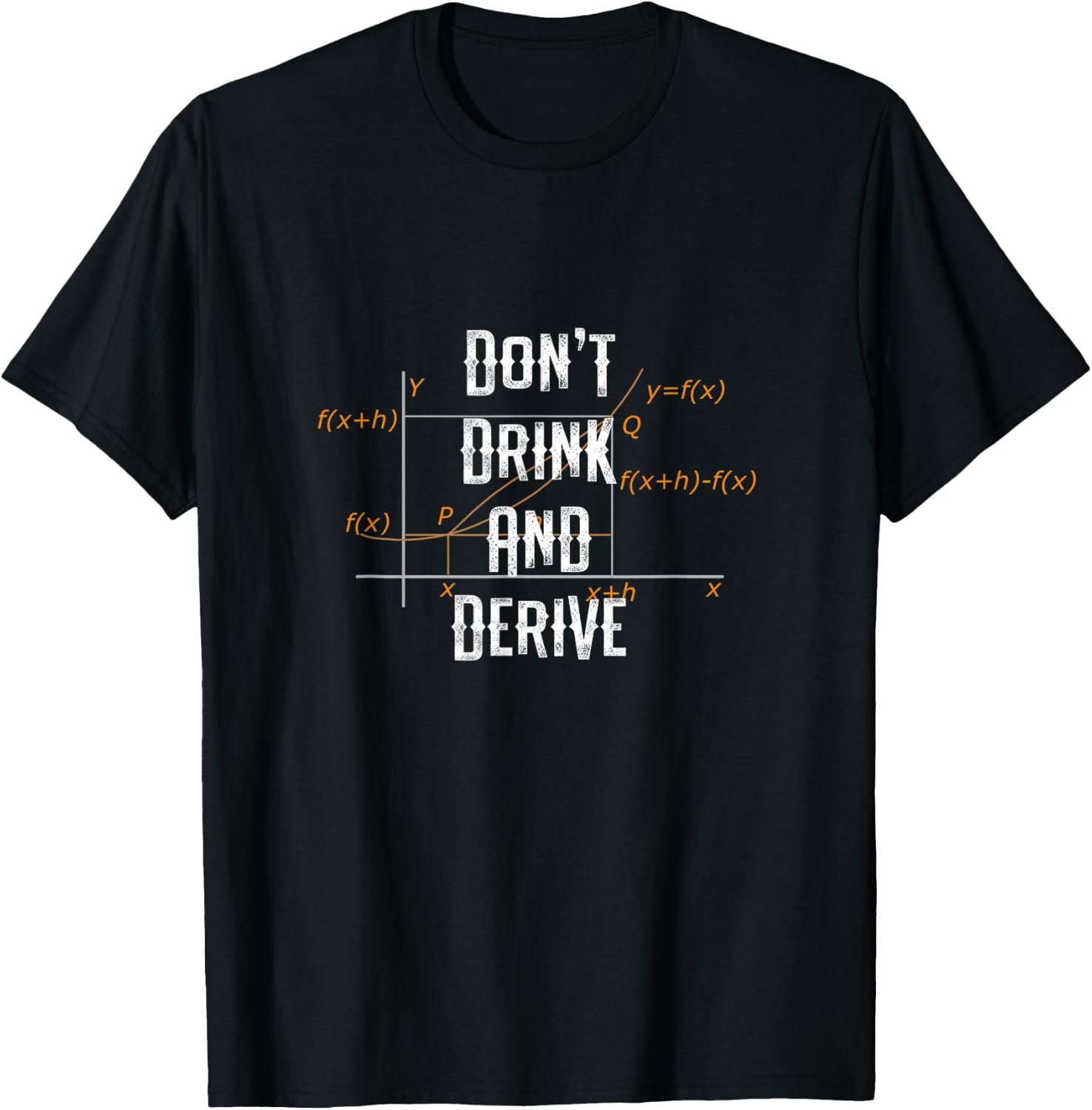 Don't Drink and Derive - Funny Math Major T-Shirt - T-Shirt | Black