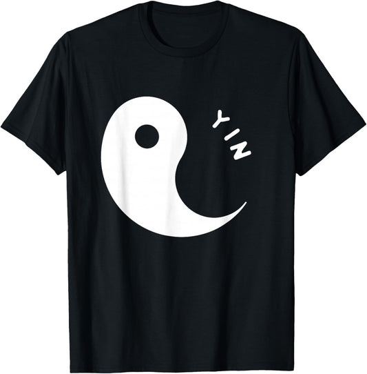 Yin And Yang - 1 Of 2 - Yin Couple Matching - Best Friends T-Shirt - T-Shirt | Black