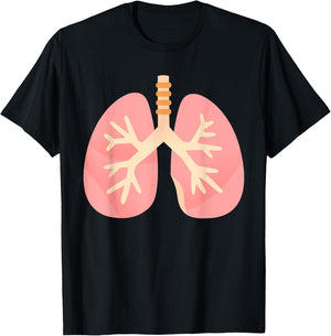Lungs anatomical lungs Costume T-Shirt - T-Shirt | Black