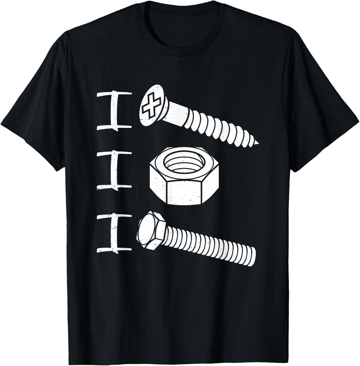 I Screw I Nut I Bolt Proud Car Auto Mechanic Humor T-Shirt - T-Shirt | Black