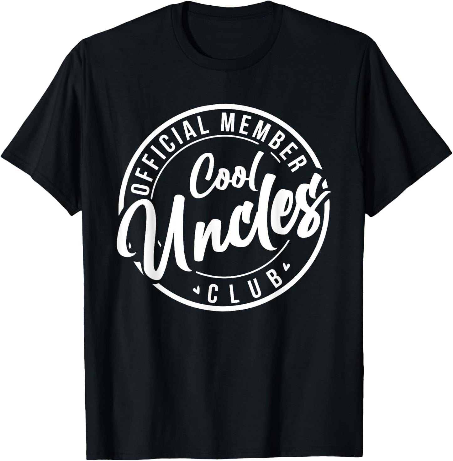 Official member Cool Uncles Club vintage fathers day T-Shirt - T-Shirt | Black