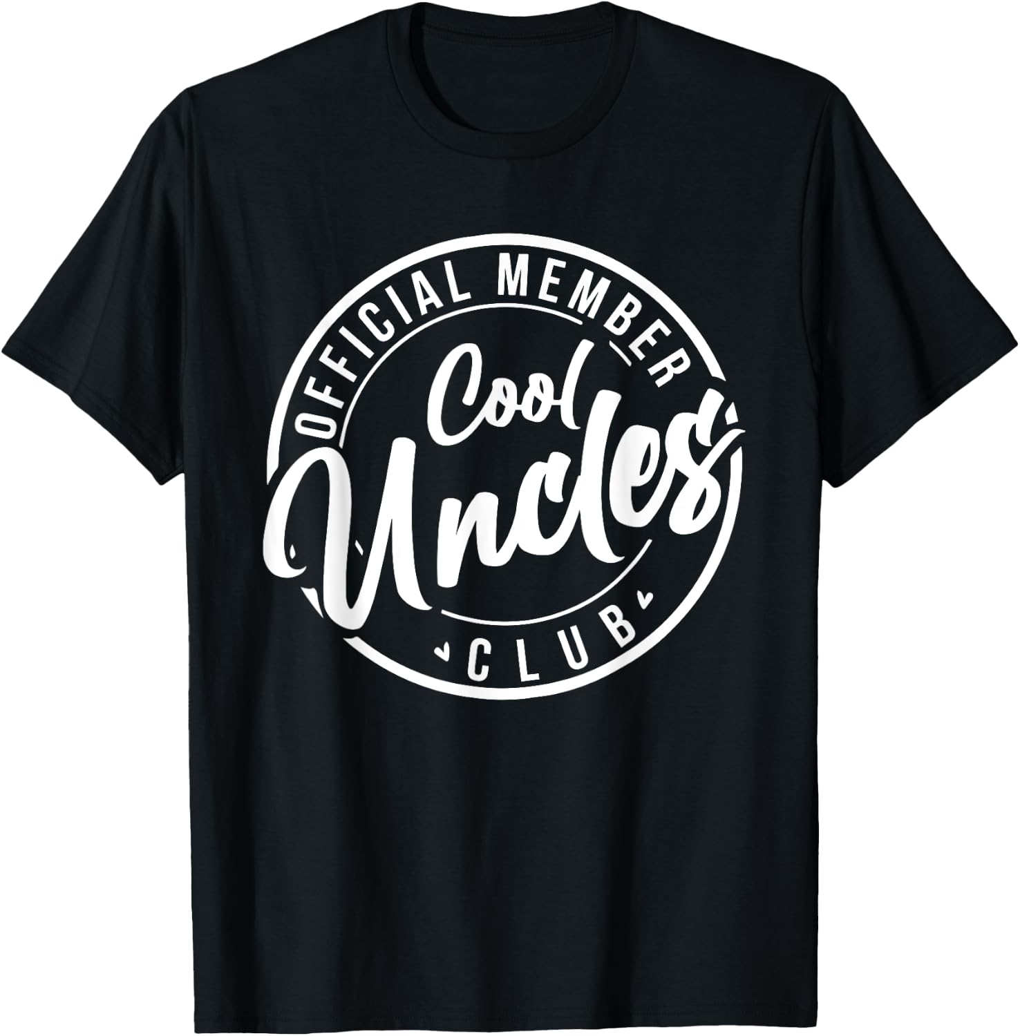 Official member Cool Uncles Club vintage fathers day T-Shirt - T-Shirt | Black