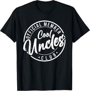 Official member Cool Uncles Club vintage fathers day T-Shirt - T-Shirt | Black