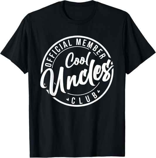Official member Cool Uncles Club vintage fathers day T-Shirt - T-Shirt | Black