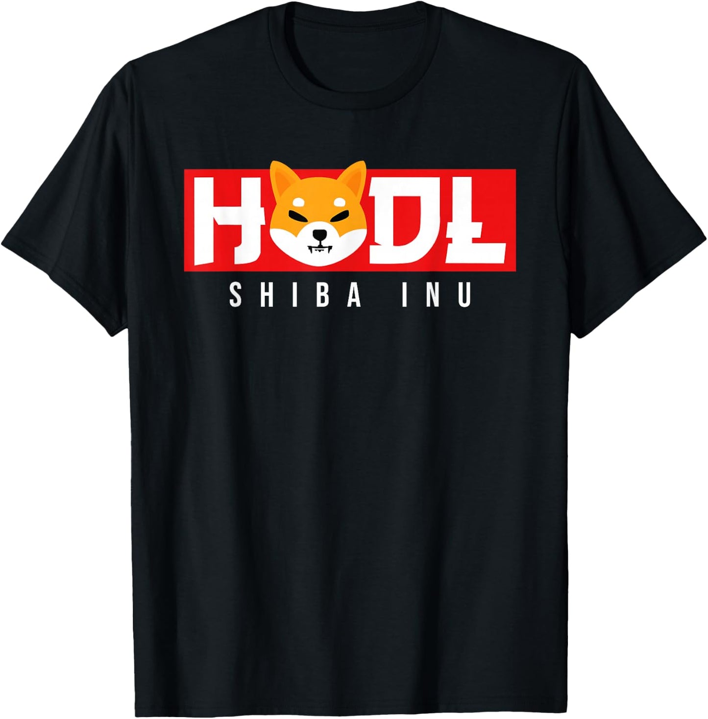 Hodl Shiba Inu Shib Token Shib Army Meme Coin Crypto Hodler T-Shirt - T-Shirt | Black