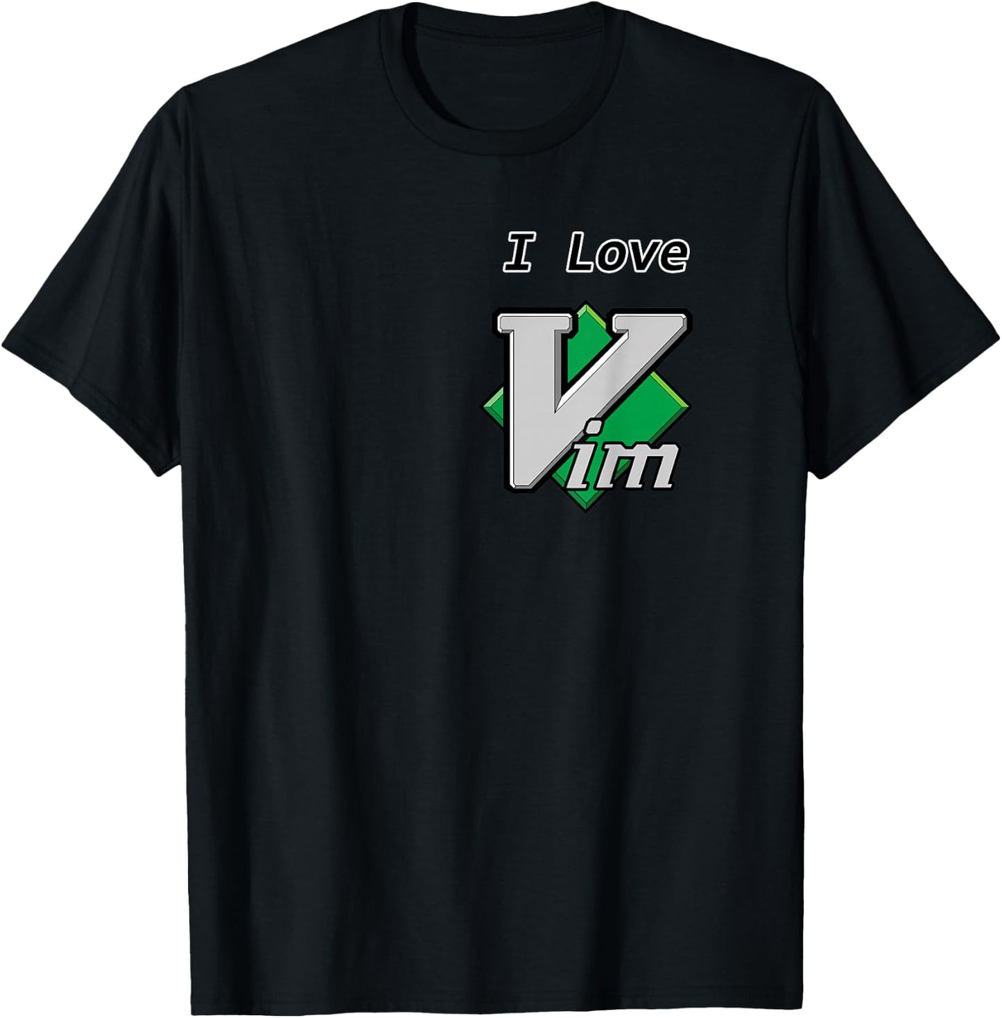 I love Vim T-Shirt - T-Shirt | Black