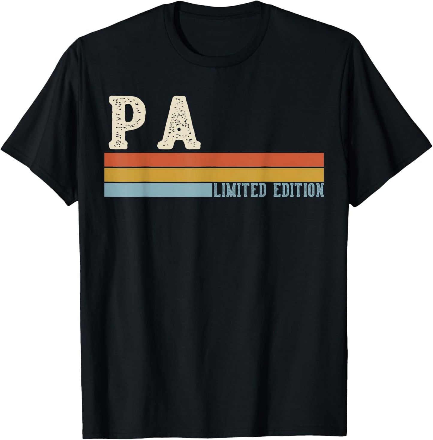 PA Vintage Grandpa Fathers Day Retro T-Shirt - T-Shirt | Black