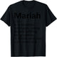 MARIAH Definition Personalized Name Funny Christmas Gift T-Shirt - T-Shirt | Black