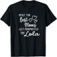 The Best Moms Get Promoted To Lola for Special Grandma T-Shirt - T-Shirt | Black
