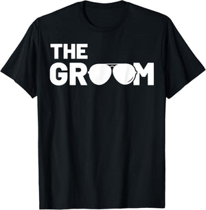 The Groom Squat Bachelor Supplies Party Wedding T-Shirt - T-Shirt | Black