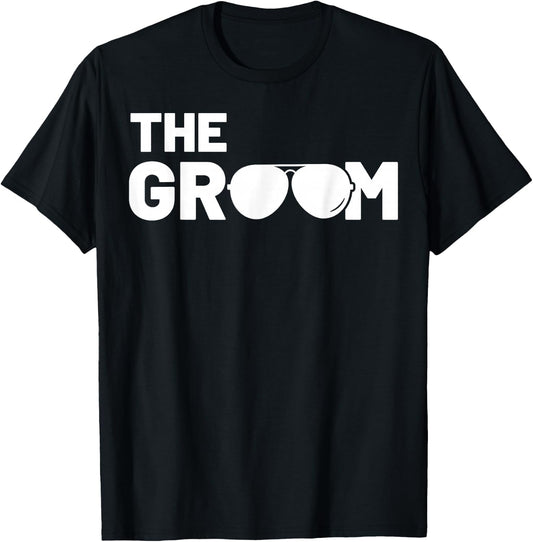 The Groom Squat Bachelor Supplies Party Wedding T-Shirt - T-Shirt | Black