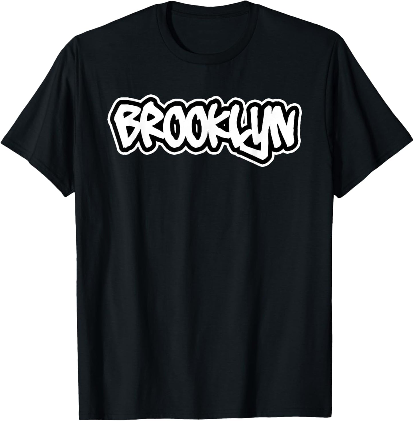 Brooklyn New York Graffiti 80s 90s Hip Hop T-Shirt - T-Shirt | Black