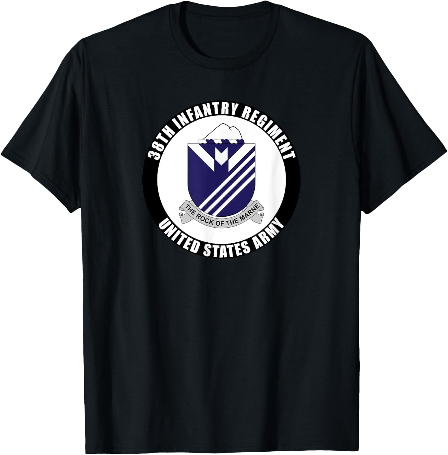 38th Infantry Regiment United States Army Veteran Military T-Shirt - T-Shirt | Black