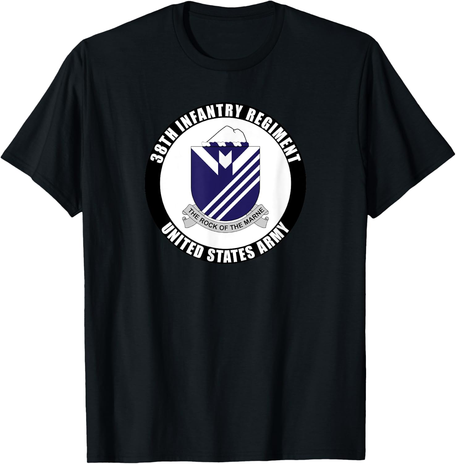 38th Infantry Regiment United States Army Veteran Military T-Shirt - T-Shirt | Black