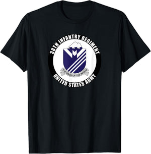 38th Infantry Regiment United States Army Veteran Military T-Shirt - T-Shirt | Black