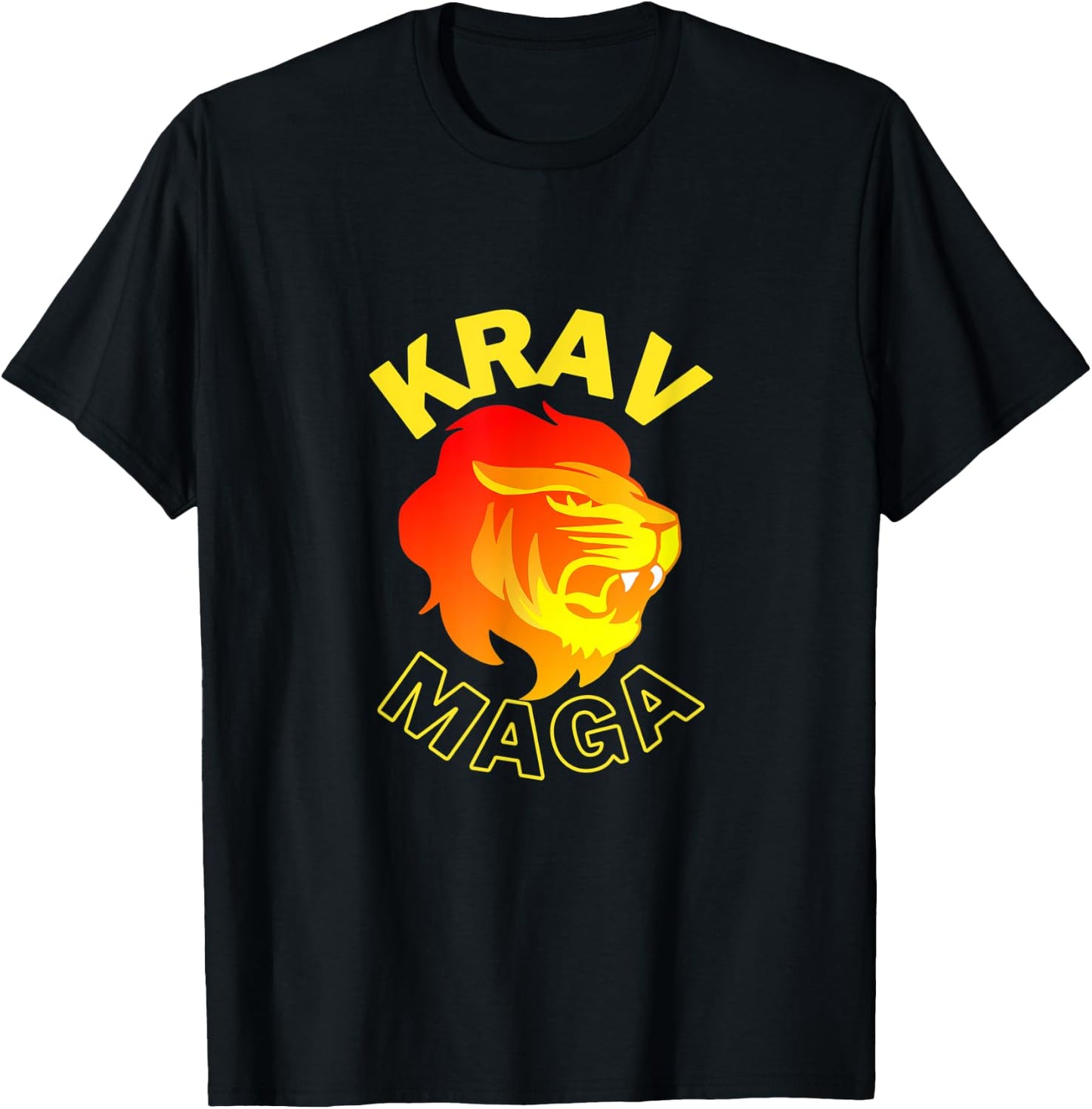 KRAV MAGA - Lion T-Shirt - T-Shirt | Black
