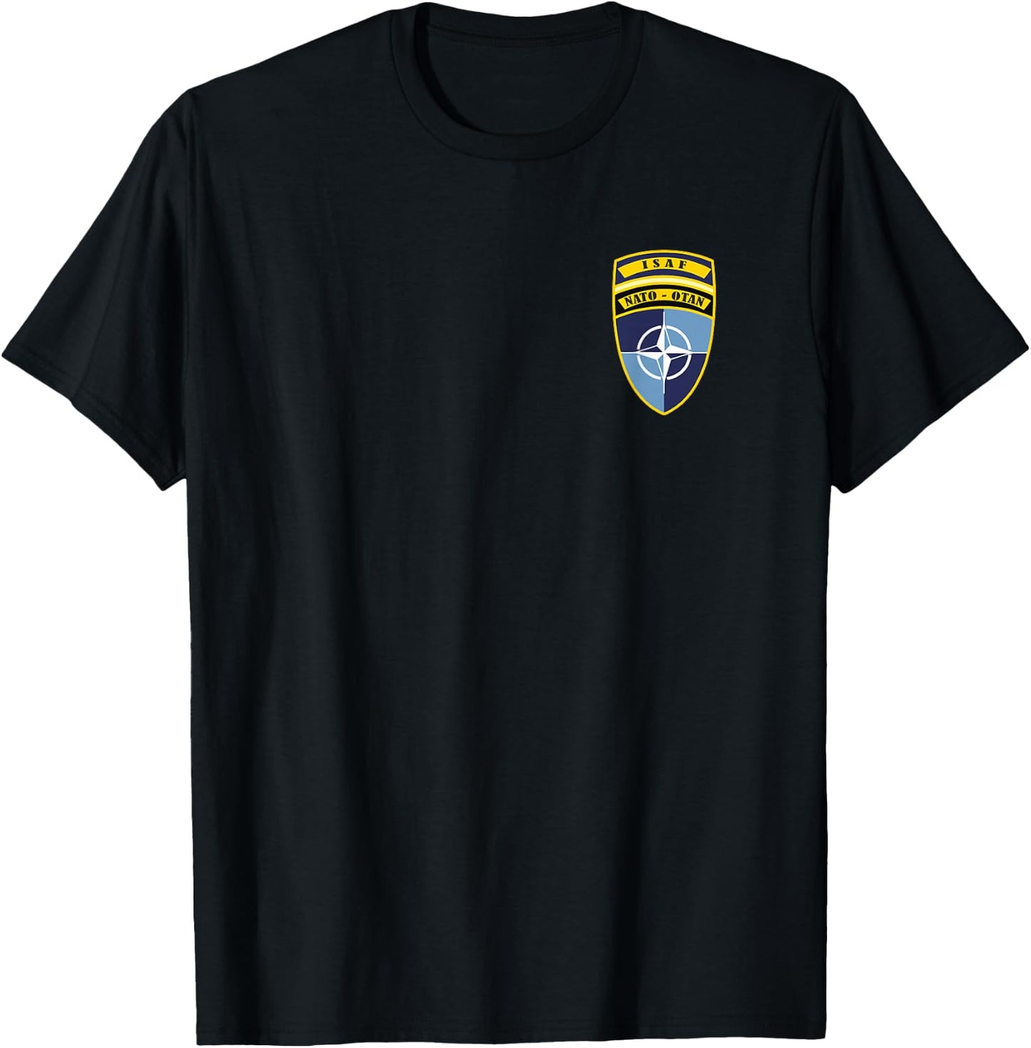 ISAF NATO Patch T-Shirt - T-Shirt | Black