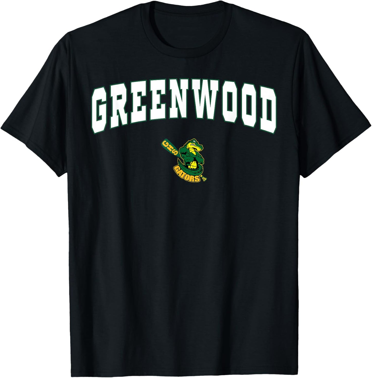 Greenwood High School Gators C2 T-Shirt - T-Shirt | Black