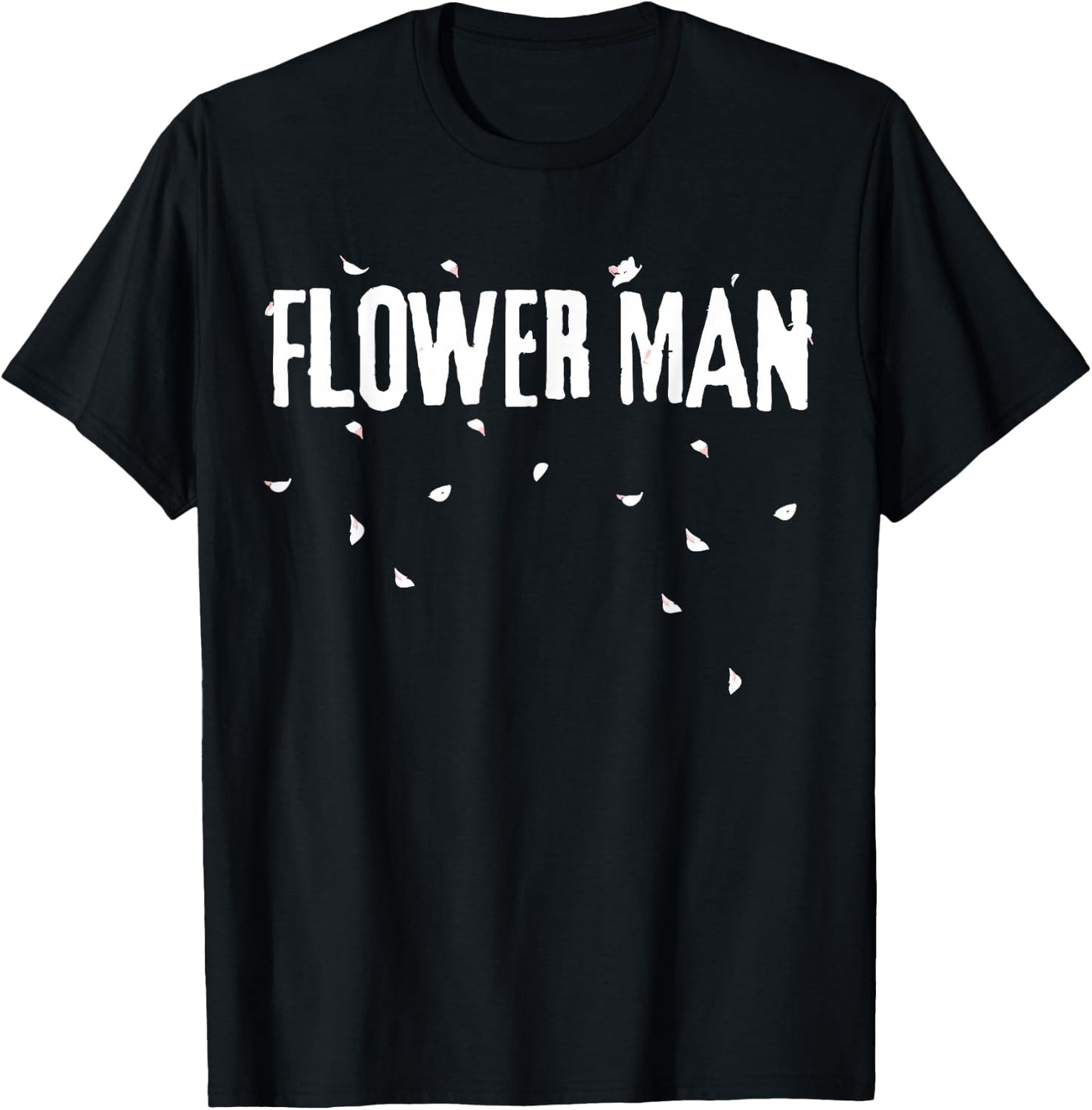 Wedding Party BEST FLOWER MAN T-Shirt - T-Shirt | Black