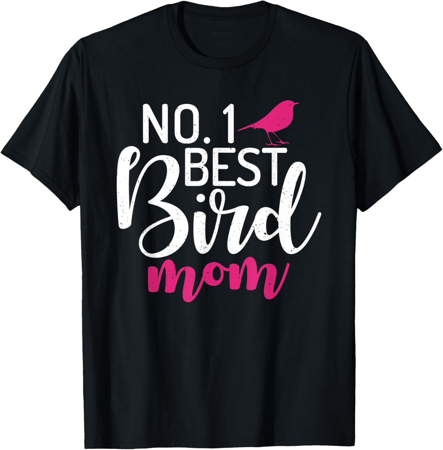 No. 1 best Bird Mom Bird Mother T-Shirt - T-Shirt | Black
