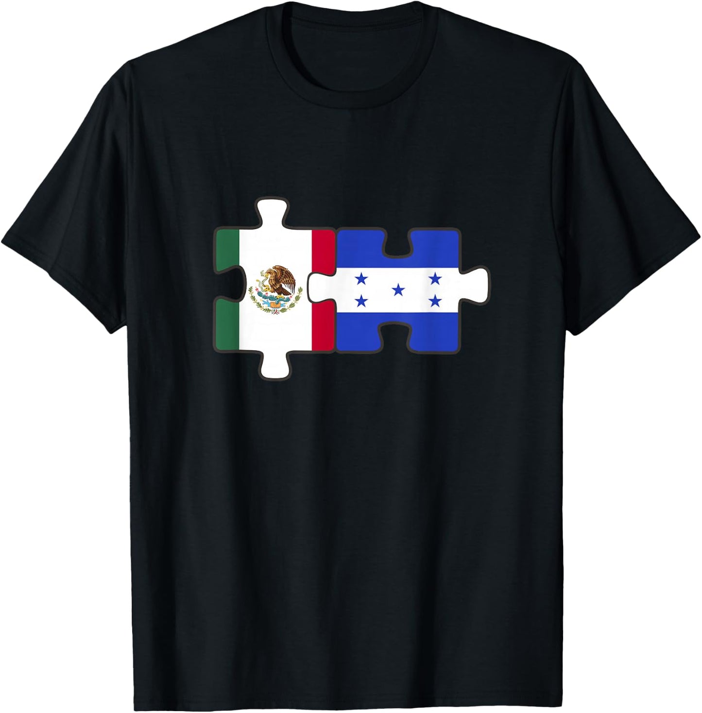 Mexican and Honduras roots T-Shirt - T-Shirt | Black