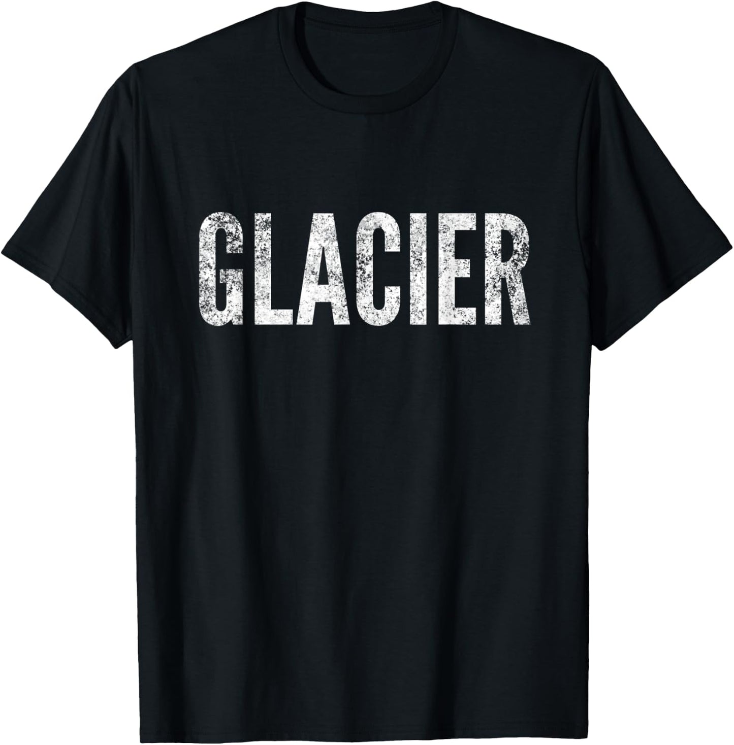 Glacier National Park Distressed Graphic T-Shirt - T-Shirt | Black