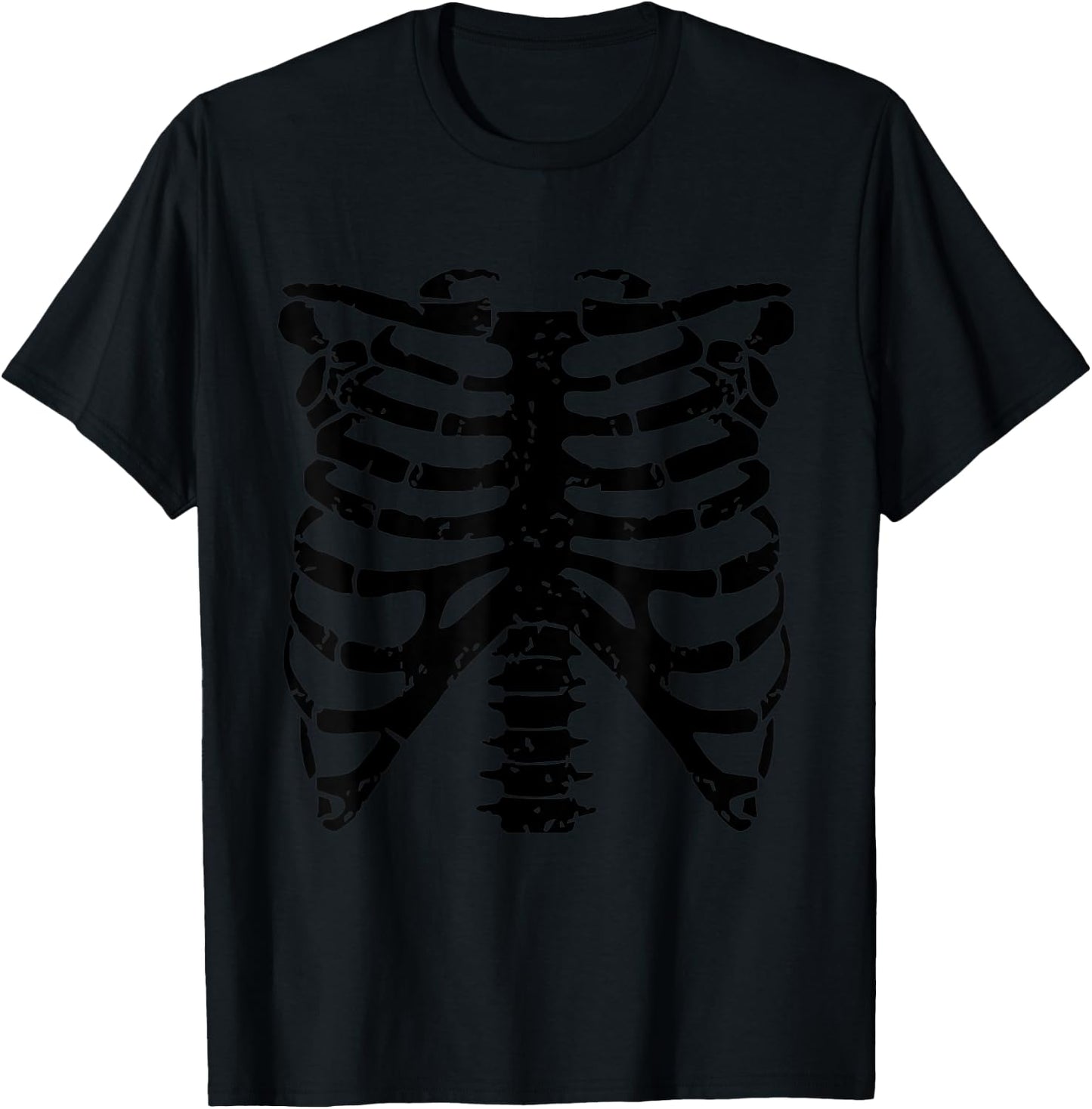 Torso rib cage skeleton Skeleton Funny Halloween Costume T-Shirt - T-Shirt | Black