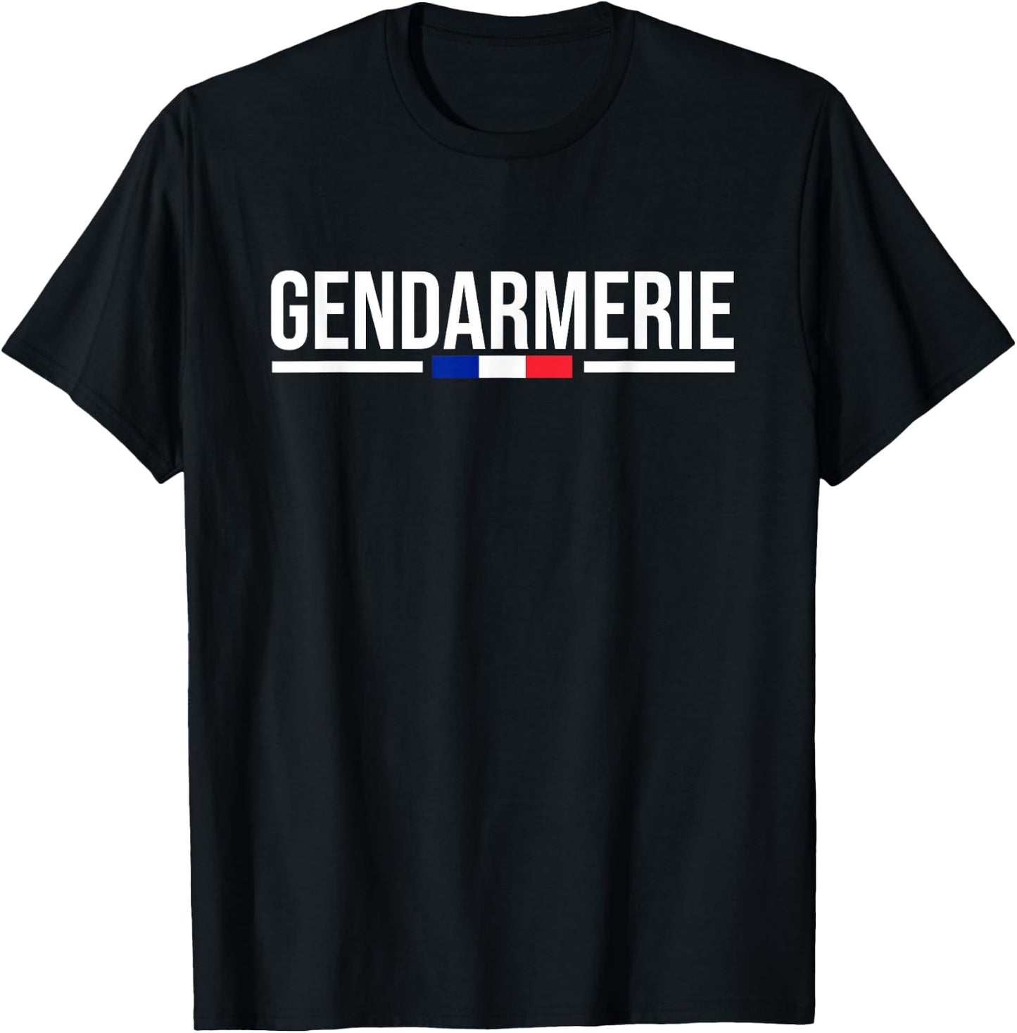 Gendarmerie France Police Gendarme French Law Enforcement T-Shirt - T-Shirt | Black