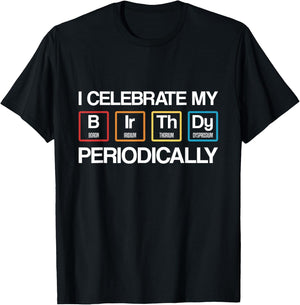 Birthday Science Theme Party Scientist T-Shirt - T-Shirt | Black