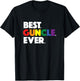 Best Guncle Ever Gift & New Baby Announcement for Gay Uncle T-Shirt - T-Shirt | Black