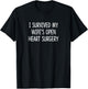 I Survived My Wife's Open Heart Surgery T-Shirt - T-Shirt | Black