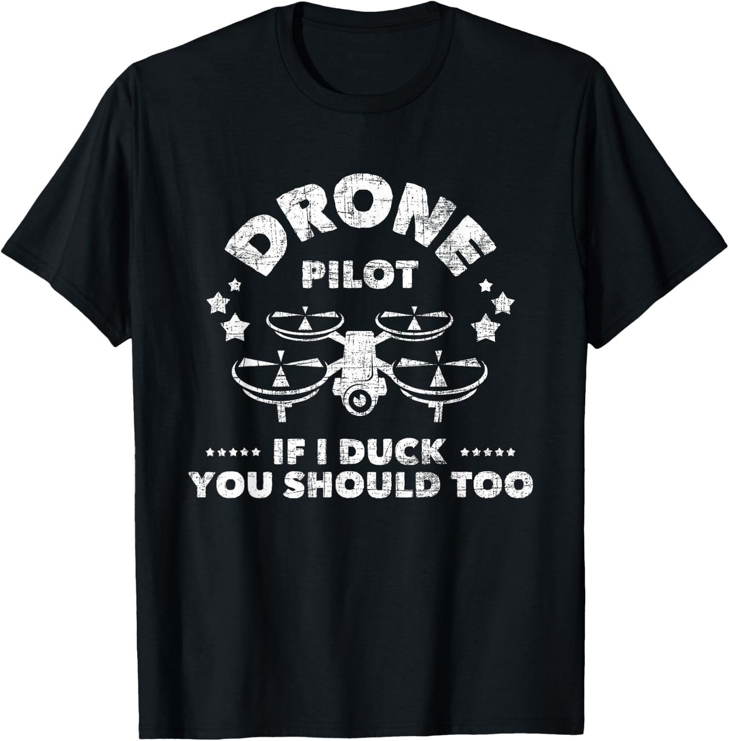 Drone Pilot - Flight Lover Aviator Quadcopter Flying Expert T-Shirt - T-Shirt | Black
