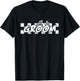 Groom Racing Checkered Flag Wedding Party T-Shirt - T-Shirt | Black