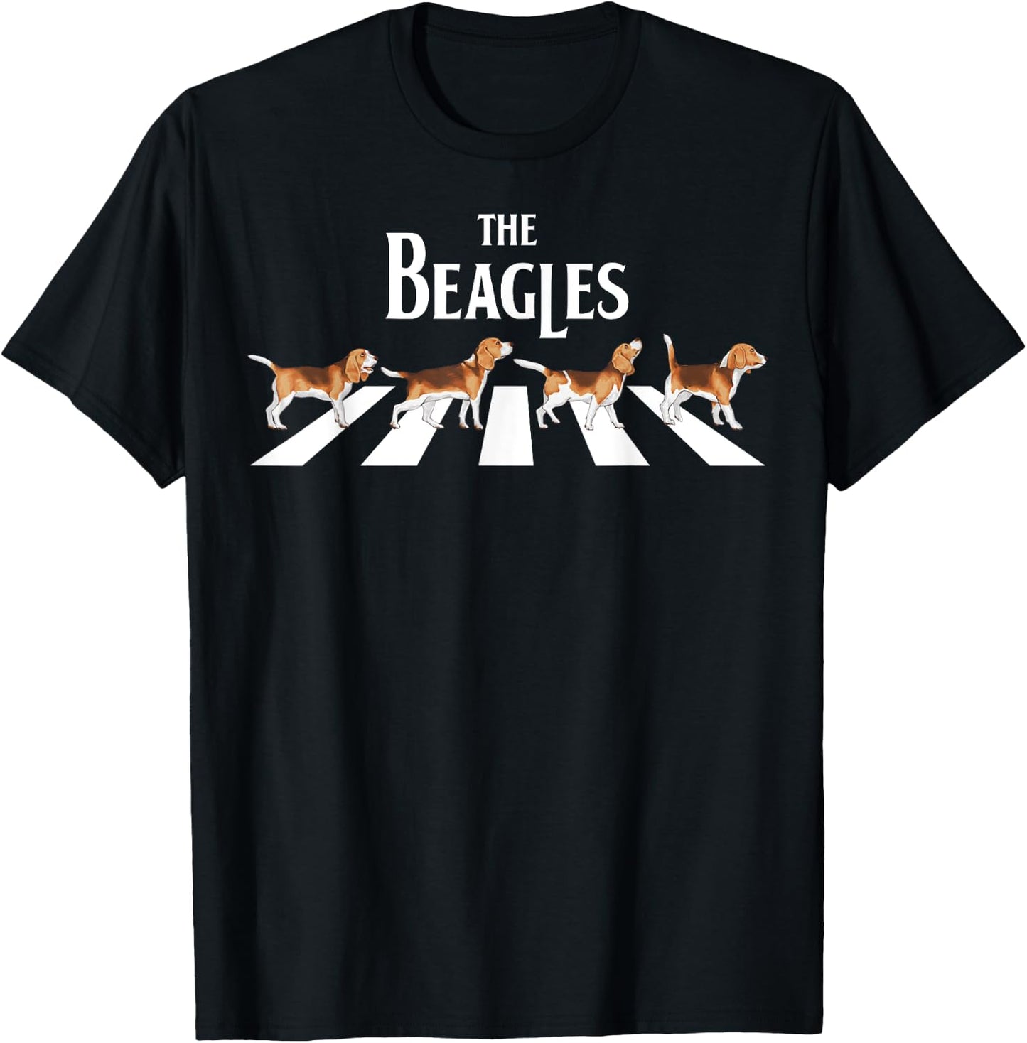 The Beagles Dog Funny beagles dogs pet beagles funny dog Men Women Girls Kids T-Shirt - T-Shirt | Black