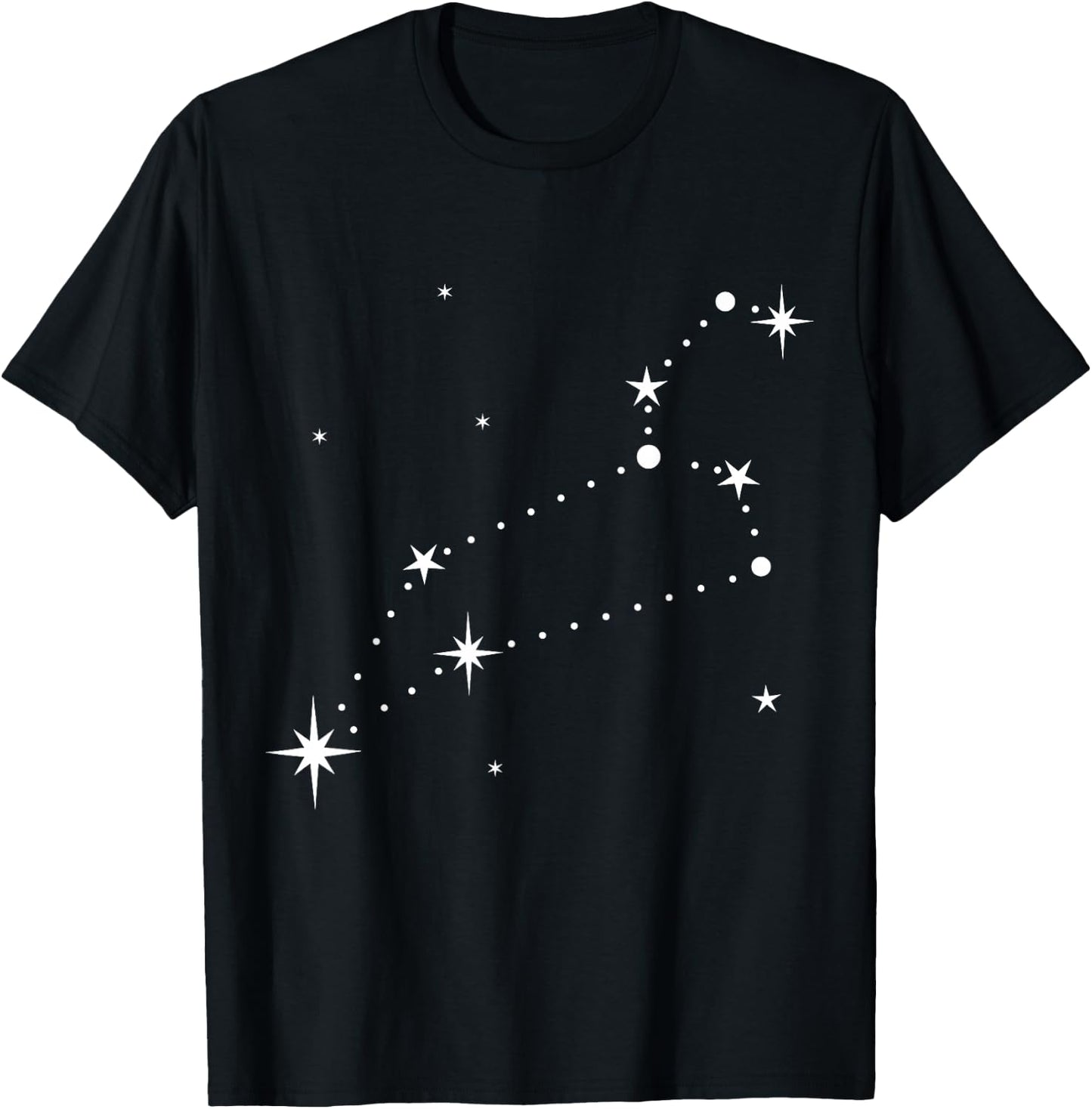 Leo Constellation | Zodiac Sign Zodiac Sign T-Shirt - T-Shirt | Black