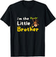 I'm The Little Brother Wildlife Jungles Animal Monkeys T-Shirt - T-Shirt | Black