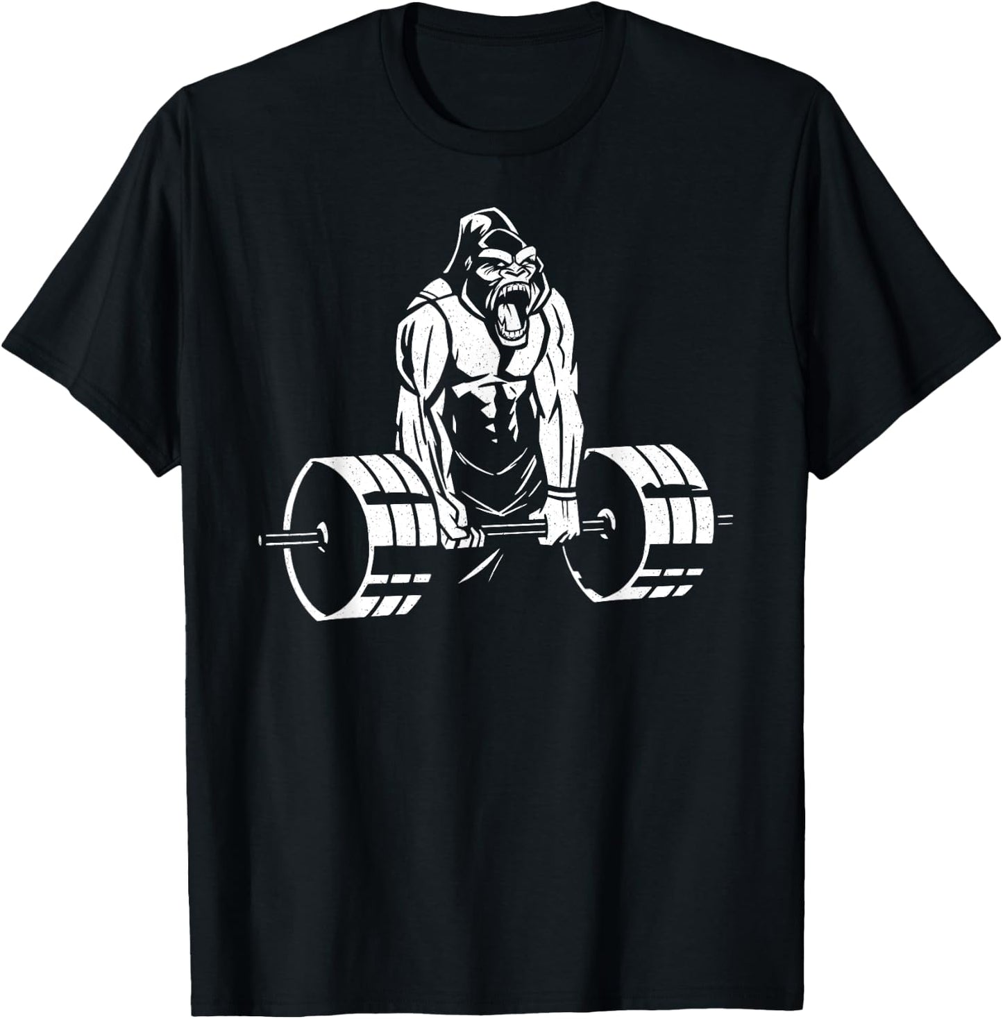 Gorilla Strength – Funny Gym Bodybuilding Weightlifting T-Shirt - T-Shirt | Black
