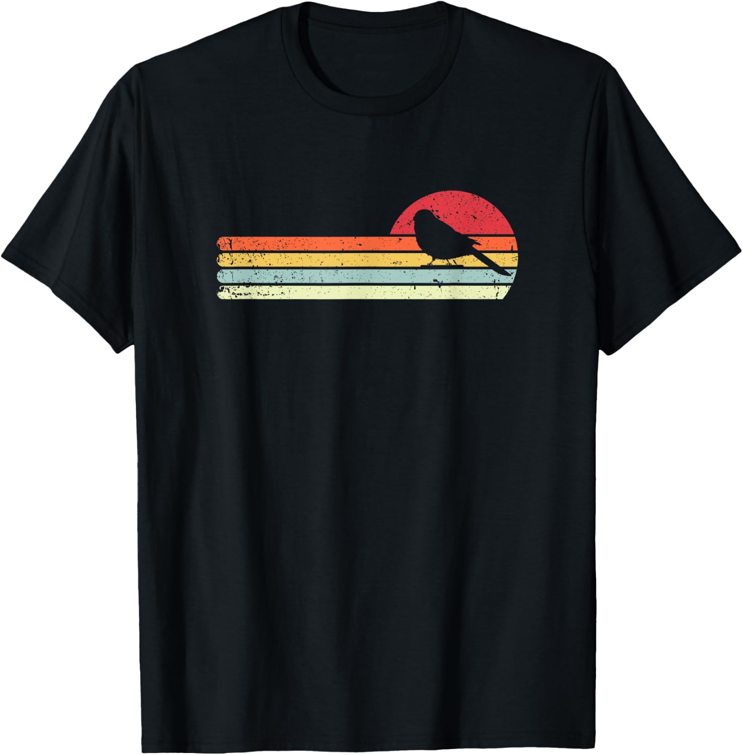 Bird Watching Shirt Men Women Retro Bird Watching T-Shirt - T-Shirt | Black